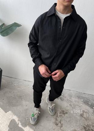 Костюм классический двойка рубашка и штаны легкий костюм на лето высокого качества мужской