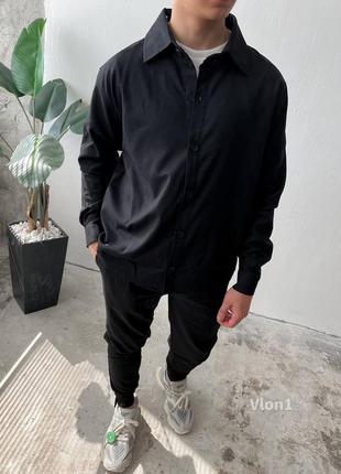 Костюм классический двойка рубашка и штаны легкий костюм на лето высокого качества мужской