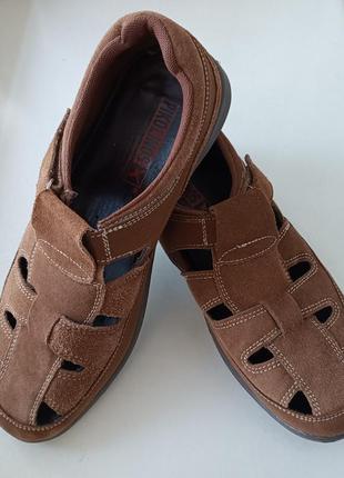 Мужские летние сандалии, босоножки, мокасины, полуботинки, туфли натуральная замша3 фото