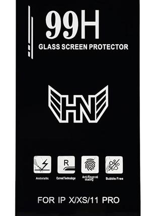 Защитное стекло 99h для iphone x black