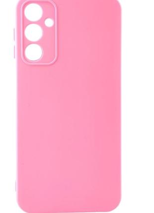 Чохол silicone case box для samsung galaxy a24 / a245 бампер із мікрофіброю світло-рожевий