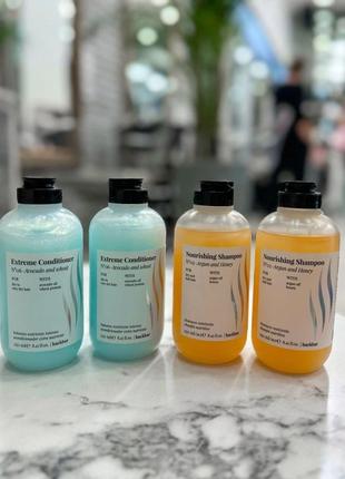 Профессиональный шампунь для сухих и поврежденных волос farmavita back bar no2 nourishing shampoo
