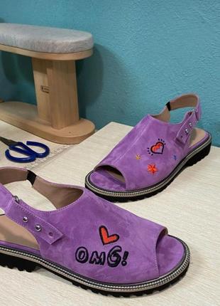 Босоножки дизайнерские цвет на выбор