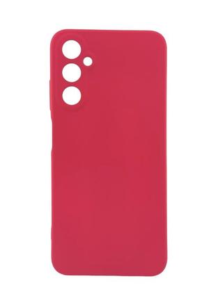 Чохол silicone case для samsung galaxy a05s / a057 бампер із мікрофіброю червоний