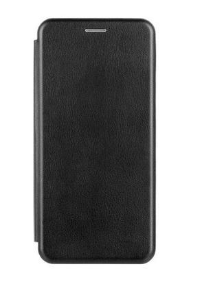 Чехол книжка premium для xiaomi redmi 10c на магните с подставкой черный