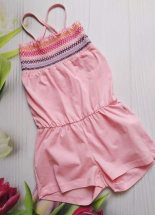 Літній комбінезон,ромпер для дівчинки 4-5-6років 104-110-116см