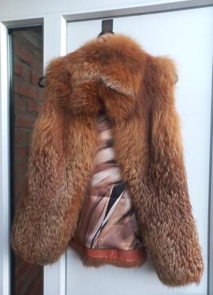 Жилетка из меха лисы