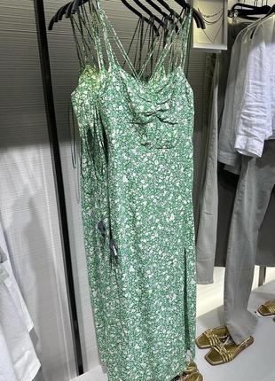 Мидое платье zara new в цветы