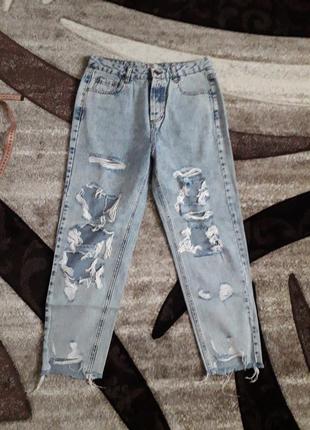 Pull and bear джинси mom мом