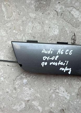 Заглушка буксирувального гака audi a6 c6 04-08p.дорестайл перед 4f0807441