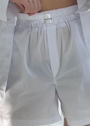 Легкий летний костюм в полоску🥰 шорты рубашка, пижама пижама домашний костюм