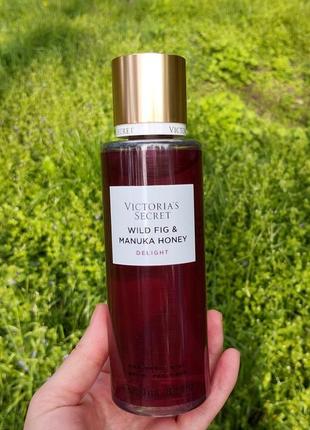 Спрей (міст) для тіла wild fig & manuka honey із серії нових ароматів natural beauty victoria's secret