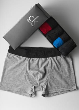 Чоловічі труси боксери в стилі calvin klein 3d набір 4 шт.