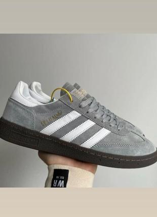 Кросівки adidas spezial grey white2 фото