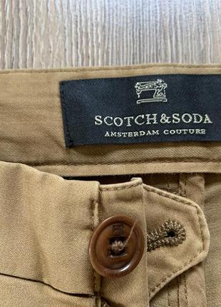 Чоловічі кежуал бавовняні штани чиноси scotch&soda7 фото