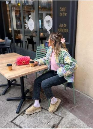 Крабик для волос краб заколка зажим цветок