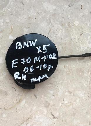 Заглушка буксировочного крюка права bmw x5 e70 m-pak 06-10p.перед 51118038264