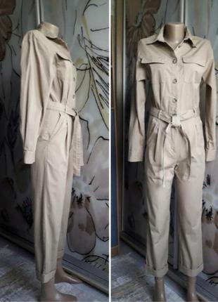Стильний котоновий комбінезон, 6/34 (євро), наш: 40-42, бавовна, h&m