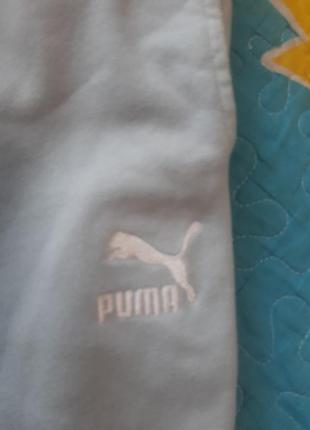 Брюки оригинальные puma,голубые xs-s