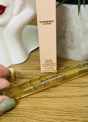 Оригинальный миниатюра парфюм парфюмированная вода burberry goddess2 фото