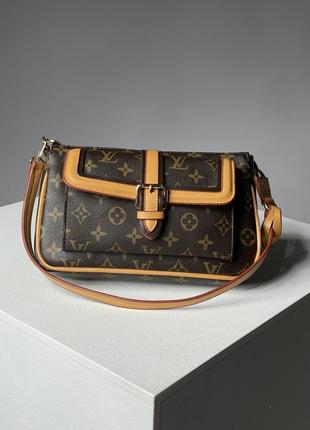 Сумка в стиле louis vuitton diane brown/camel1 фото