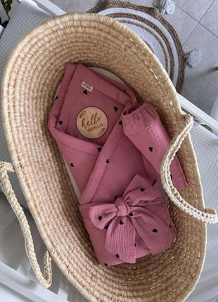 Муслиновый набор на выписку