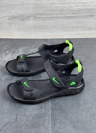 Мужские кожаные сандалии nike