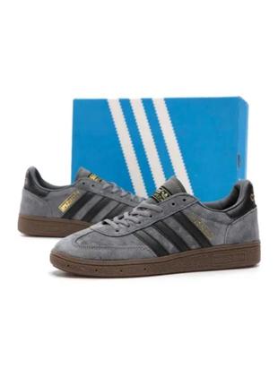 Кроссовки adidas spezial grey black