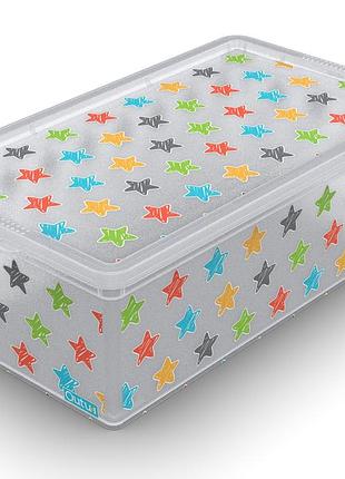 Контейнер qutu light box colored stars, 5л