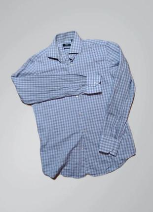 Мужская оригинальная рубашка hugo boss gerald. 39 p
 состояние новой