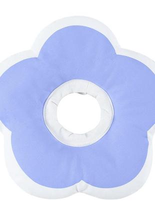 Мягкий воротник-подушка для кошек lesko dt-1018 l purple послеоперационный защитный от вылизывания