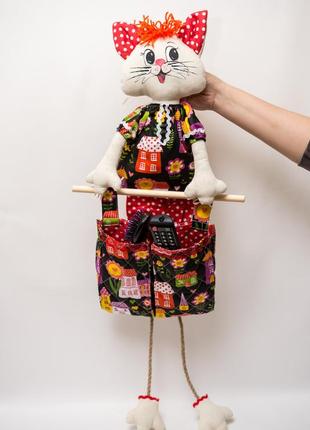 Котик органайзер із кишенями