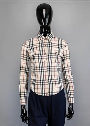 Крутая рубашка в клетку burberry