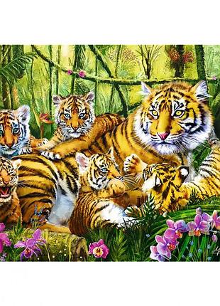Пазли "сім'я тигрів" trefl 37350 (500 ел.) 2