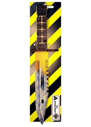 Сувенірний дерев'яний ніж "so-2 m-9 bayonet frozen" so2m9-f