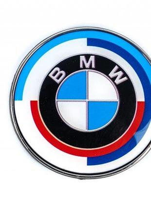 Юбилейная эмблема 82мм (передняя) для bmw 3 серия e-90/91/92/93 2005-2011 гг
