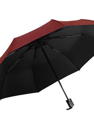 Зонт uv burgundy защита от ультрафиолета компактный зонт для пляжа ve-33