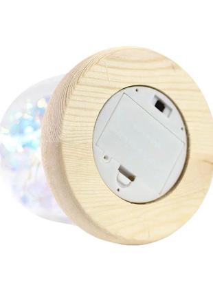 Роза в колбе 24к ky-1125 с led подсветкой теплый свет ve-33