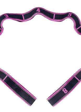 Еспандер love yoga стрічка для розтяжки гумка для фітнесу для реабілітації гомілковостопного суглоба ve-33