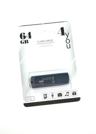 Usb-накопитель флешка на 64gb 4you 011 classic series black