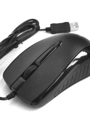 Миша комп'ютерна дротова 4you m1 3 кнопки 1000dpi black