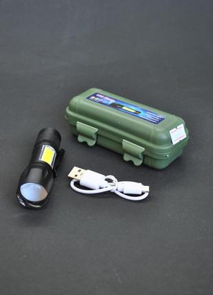 Аккумуляторный фонарик police bl- 513 от usb