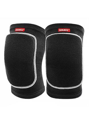 Наколенники защитные aolikes a-0210 black l для фитнеса танцев спорта