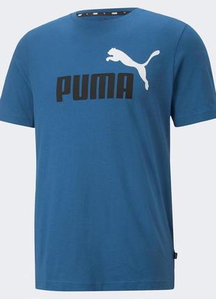 Футболка puma ess+ 2 col logo tee