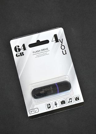 Usb-накопитель флешка на 64gb 4you 012 jet series black