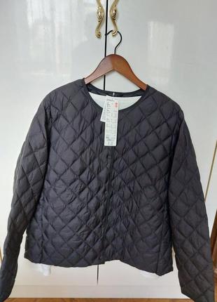 Стеганая куртка uniqlo pufftech теплая с подкладкой7 фото