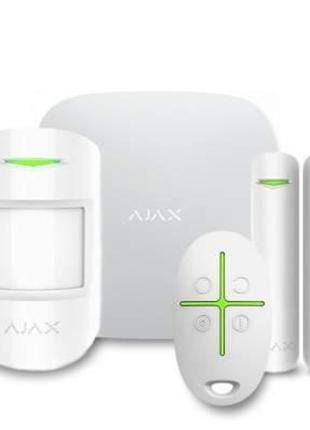 Комплект сигналізації ajax starterkit plus білий