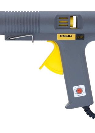 Пістолет термоклейовий з регулюванням температури (140-220°c) ø11.2мм 500вт sigma (2721221)