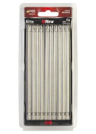 Біти ph2×150мм ¼' 10шт s2 (блістер) ultra (4014812)