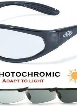 Очки фотохромные (защитные) global vision hercules-1 photochromic (clear) фотохромные прозрачные